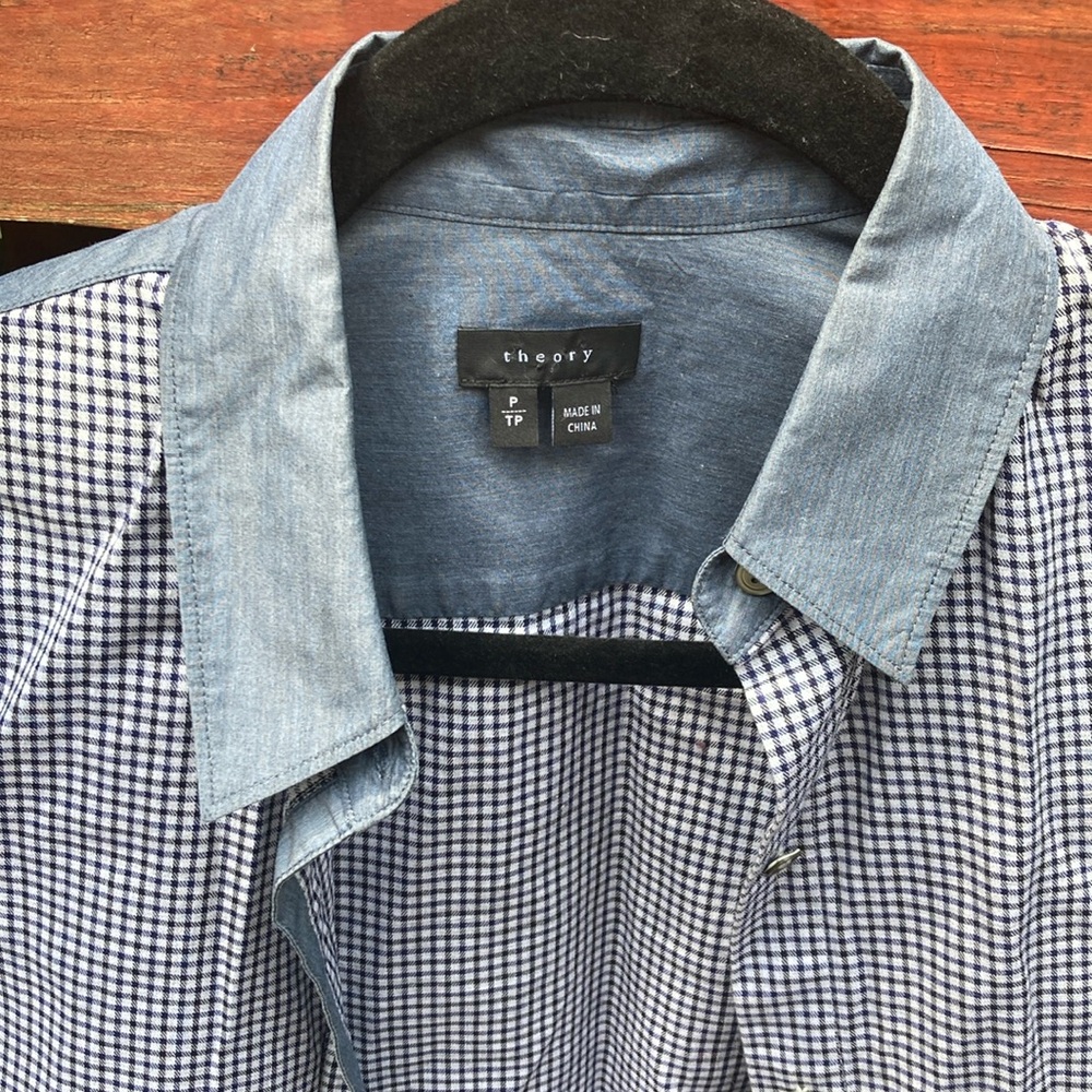 Theory Button-Up - image 3